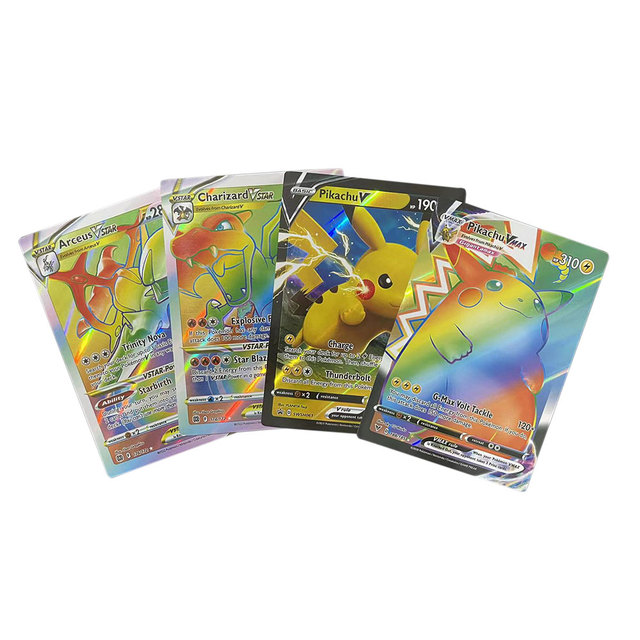 Pokemon Cards Shiny Charizard Vmax  Arceus Pokemon Card V Star - 12/30pcs  Pokemon - Aliexpress